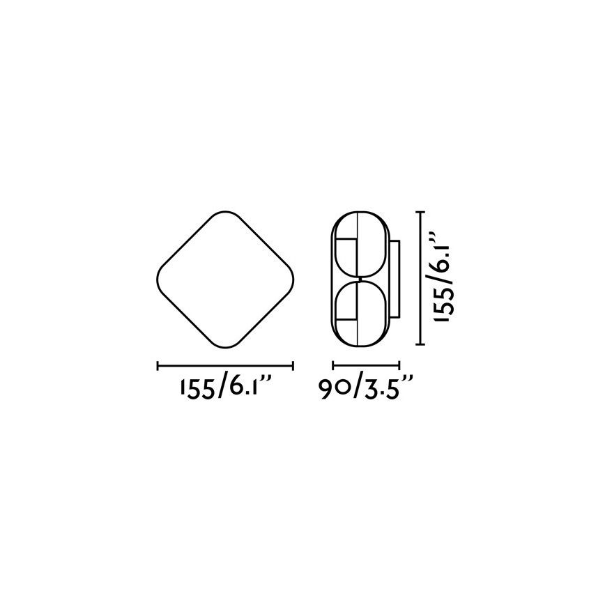 FARO 71212 - Φως τοίχου εξωτερικού χώρου LED BU-OH LED/12W/230V IP65