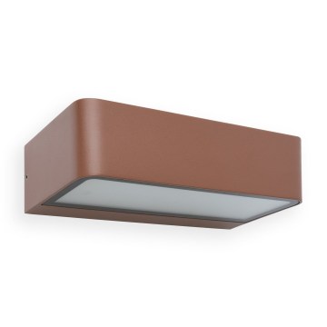 FARO 71309 - LED Εξωτερικό Επιτοίχιο Φωτιστικό TAKUA LED/10W/230V IP65 καφέ