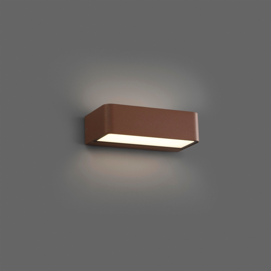 FARO 71309 - LED Εξωτερικό Επιτοίχιο Φωτιστικό TAKUA LED/10W/230V IP65 καφέ