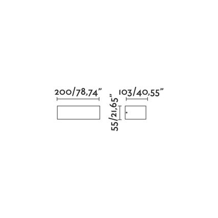 FARO 71309 - LED Εξωτερικό Επιτοίχιο Φωτιστικό TAKUA LED/10W/230V IP65 καφέ