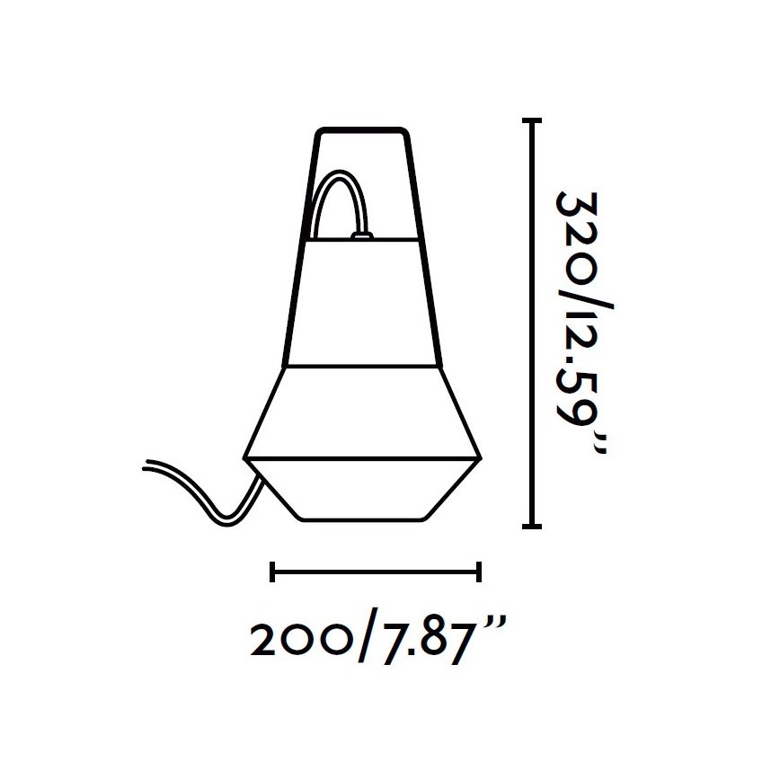 FARO 71562 - Κρεμαστό φως εξωτερικού χώρου CAT 1xE27/20W/230V IP54