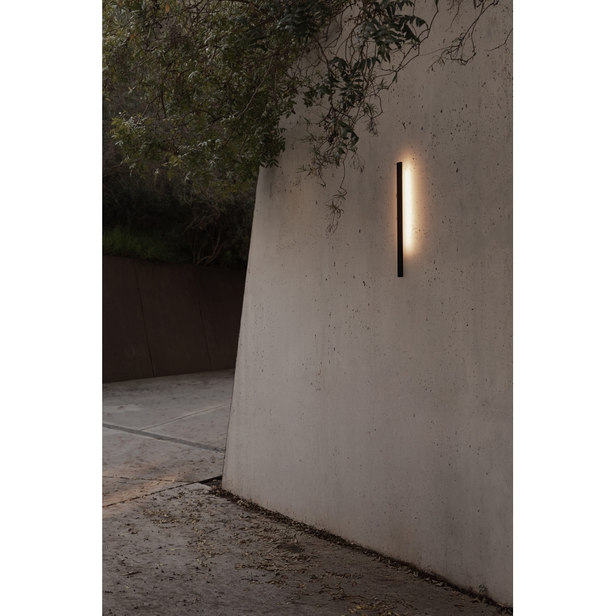 FARO 71800 - LED εξωτερικό επιτοίχιο φωτιστικό LIME LED/6W/230V 2700/3000/4000K 60 cm CRI 90 IP65 μαύρο