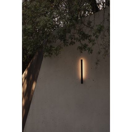 FARO 71800 - LED εξωτερικό επιτοίχιο φωτιστικό LIME LED/6W/230V 2700/3000/4000K 60 cm CRI 90 IP65 μαύρο