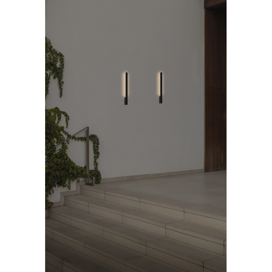 FARO 71800 - LED εξωτερικό επιτοίχιο φωτιστικό LIME LED/6W/230V 2700/3000/4000K 60 cm CRI 90 IP65 μαύρο