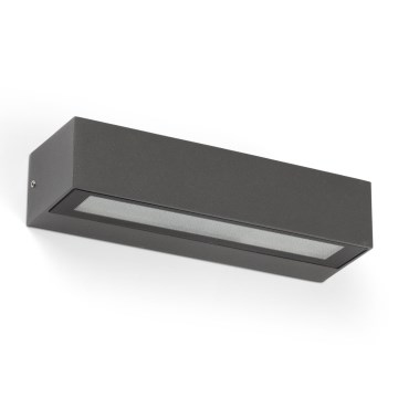 FARO 71910 - Εξωτερικό επιτοίχιο φωτιστικό LED LAKO LED/8W/230V IP65 ανθρακί