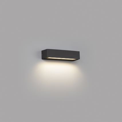 FARO 71910 - Εξωτερικό επιτοίχιο φωτιστικό LED LAKO LED/8W/230V IP65 ανθρακί