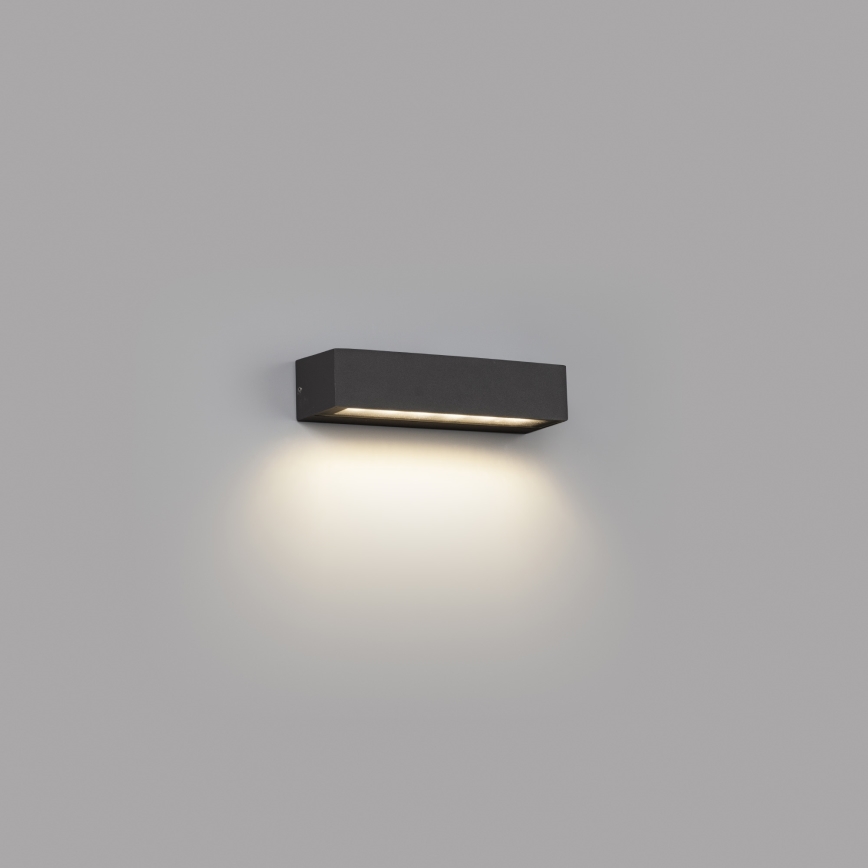 FARO 71910 - Εξωτερικό επιτοίχιο φωτιστικό LED LAKO LED/8W/230V IP65 ανθρακί