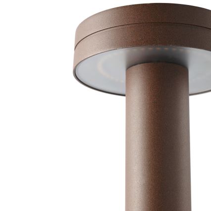 FARO 71949 - Φωτιστικό LED εξωτερικού χώρου ESPOT LED/9W/230V 2200/2700/3200/4000K IK07 IP65 60 cm καφέ