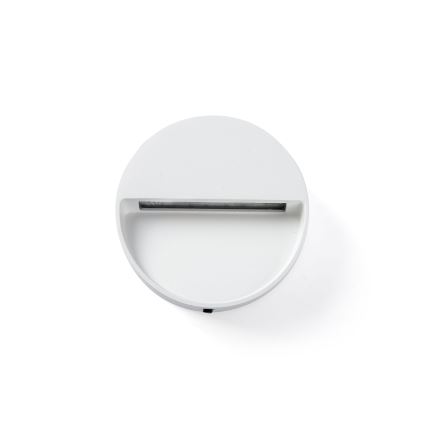 FARO 71961 - LED φωτιστικό σκάλας DUNE LED/3W/230V 2200/2700/3200/4000K IP65 λευκό στρογγυλό