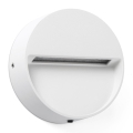 FARO 71961 - LED φωτιστικό σκάλας DUNE LED/3W/230V 2200/2700/3200/4000K IP65 λευκό στρογγυλό