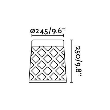 FARO 72311 - Λάμπα εξωτερικού χώρου LED SHADOW LED/10W/230V IP65