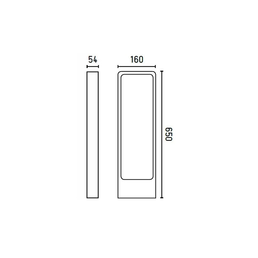 FARO 75520 - Λάμπα εξωτερικού χώρου LED DAS LED/5W/230V IP54