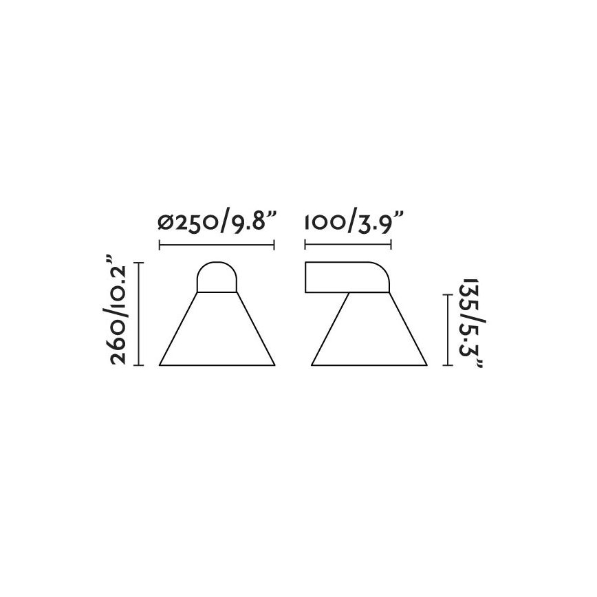 FARO Barcelona - Φωτιστικό τοίχου εξωτερικού χώρου PALS 1xE27/15W/230V IP65