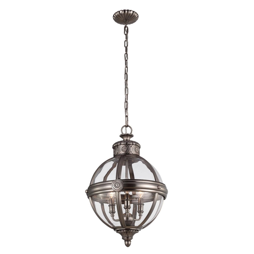 Feiss - Κρεμαστό φωτιστικό οροφής ADAMS 3xE14/60W/230V μπρονζέ