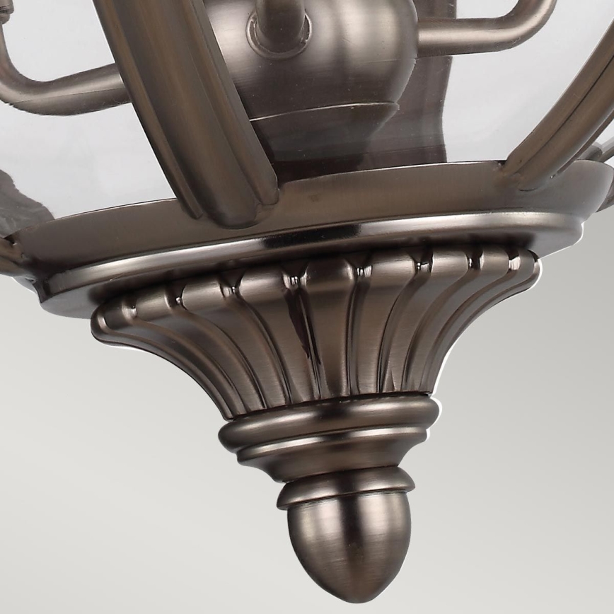 Feiss - Κρεμαστό φωτιστικό οροφής ADAMS 3xE14/60W/230V μπρονζέ