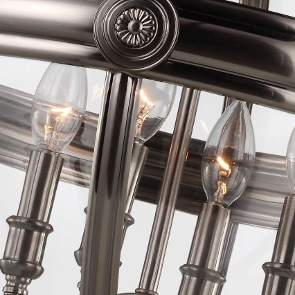 Feiss - Κρεμαστό φωτιστικό οροφής ADAMS 4xE14/60W/230V μπρονζέ