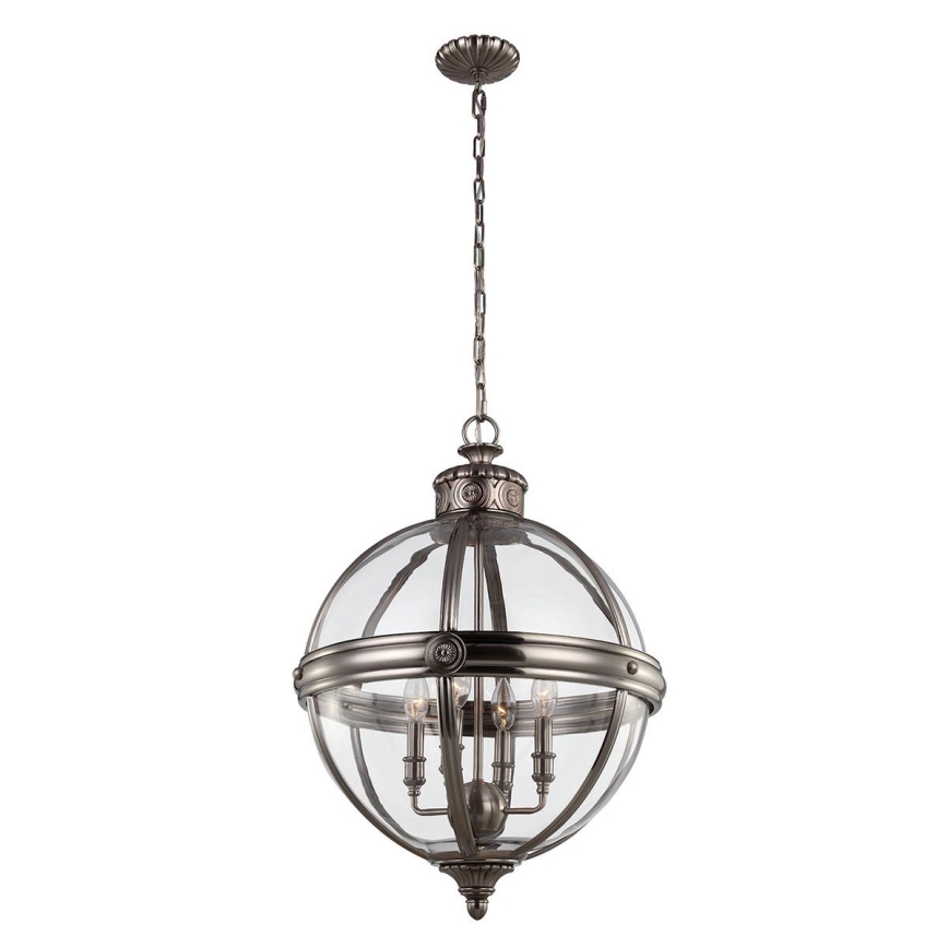 Feiss - Κρεμαστό φωτιστικό οροφής ADAMS 4xE14/60W/230V μπρονζέ