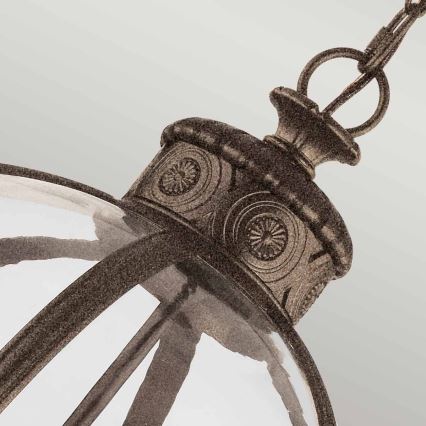 Feiss - Κρεμαστό φωτιστικό οροφής ADAMS 4xE14/60W/230V μπρονζέ