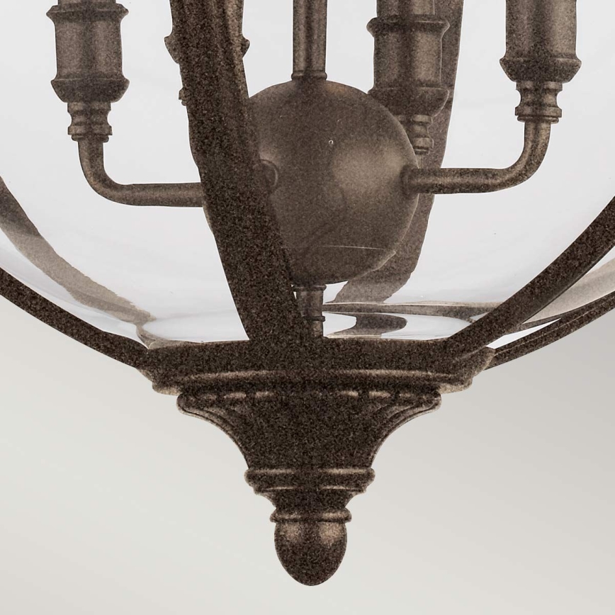 Feiss - Κρεμαστό φωτιστικό οροφής ADAMS 4xE14/60W/230V μπρονζέ