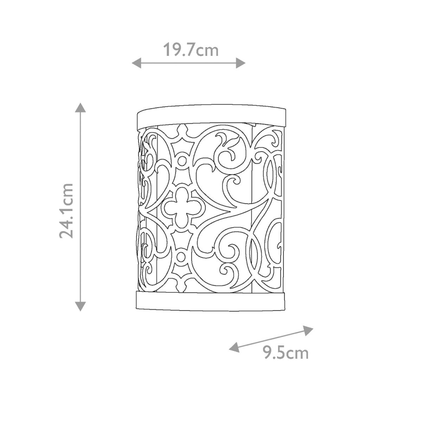 Feiss - Φωτιστικό τοίχου ARABESQUE 1xE14/60W/230V