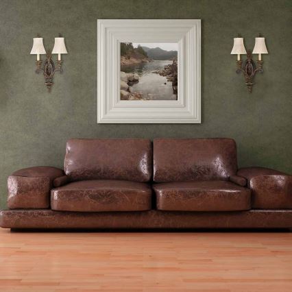 Feiss - Φωτιστικό τοίχου DRAWING ROOM 2xE14/60W/230V