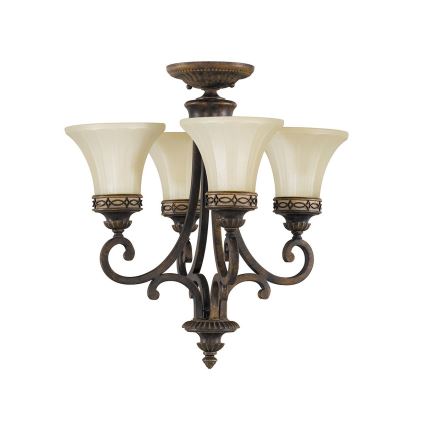 Feiss - Κρεμαστό φωτιστικό οροφής DRAWING ROOM 4xE27/60W/230V