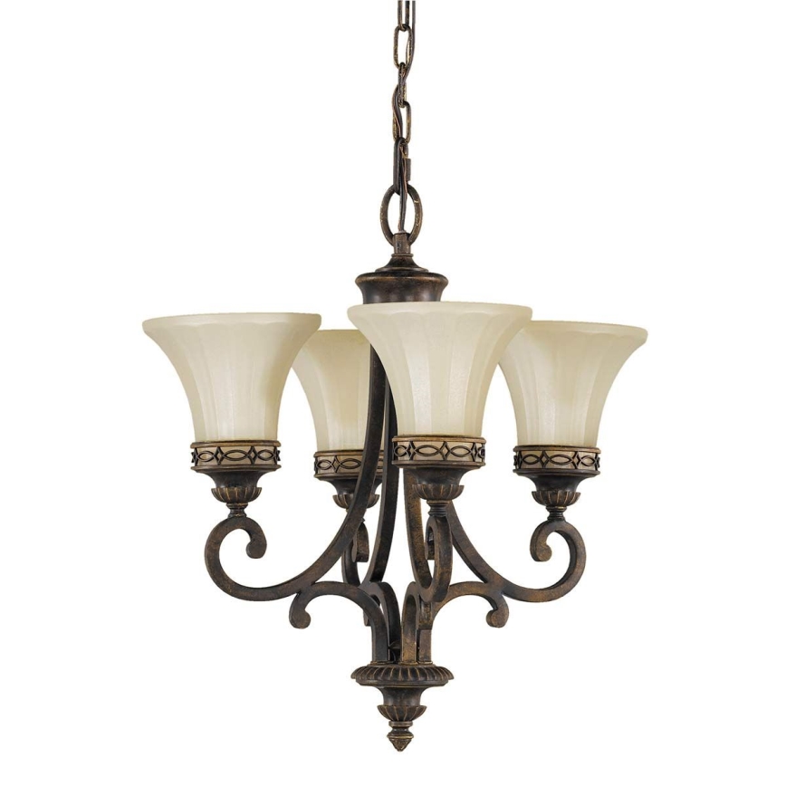 Feiss - Κρεμαστό φωτιστικό οροφής DRAWING ROOM 4xE27/60W/230V