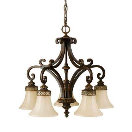 Feiss - Κρεμαστό φωτιστικό οροφής DRAWING ROOM 5xE27/60W/230V