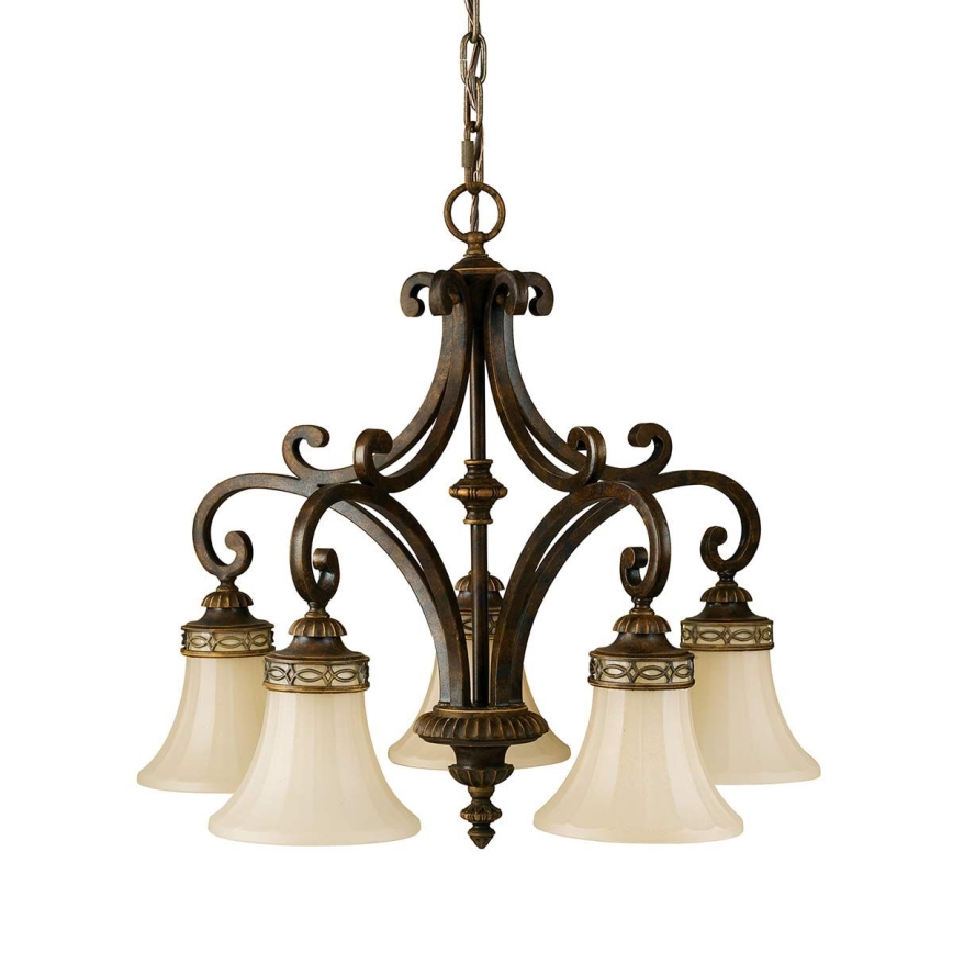 Feiss - Κρεμαστό φωτιστικό οροφής DRAWING ROOM 5xE27/60W/230V