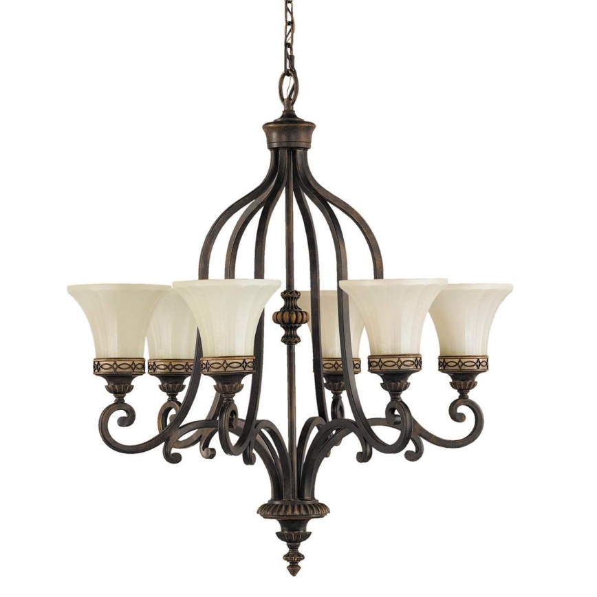 Feiss - Κρεμαστό φωτιστικό οροφής DRAWING ROOM 6xE27/60W/230V