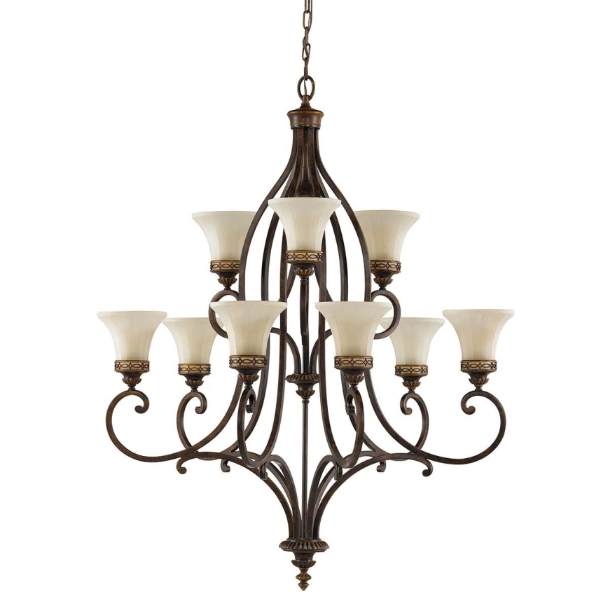 Feiss - Κρεμαστό φωτιστικό οροφής DRAWING ROOM 9xE27/60W/230V