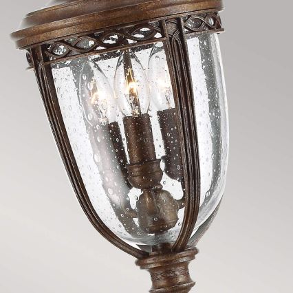 Feiss - Λάμπα εξωτερικού χώρου ENGLISH BRIDLE 3xE14/60W/230V IP44