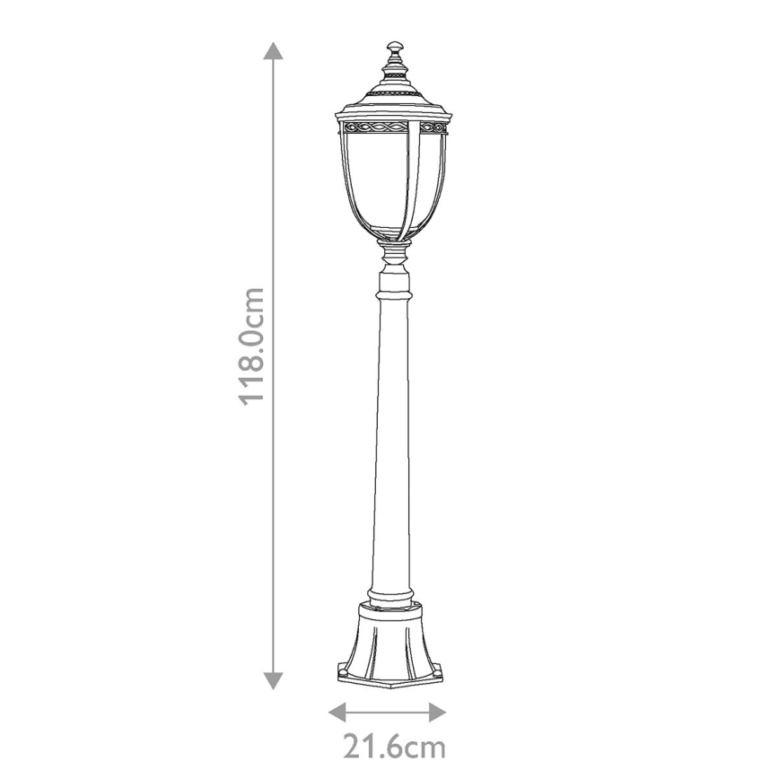 Feiss - Λάμπα εξωτερικού χώρου ENGLISH BRIDLE 3xE14/60W/230V IP44