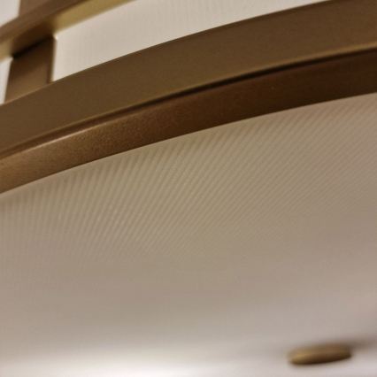 Feiss - Φωτιστικό οροφής FUSION 3xE27/40W/230V χρυσό