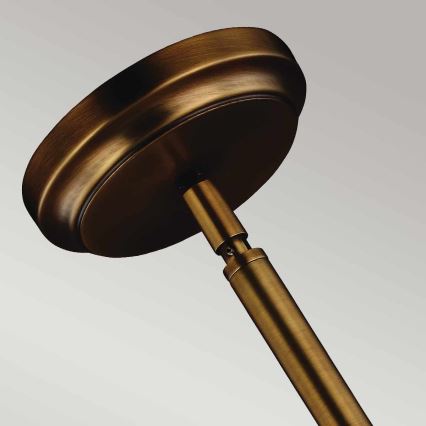 Feiss - Κρεμαστό φωτιστικό HOBSON 1xE27/60W/230V μπρονζέ