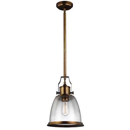 Feiss - Κρεμαστό φωτιστικό HOBSON 1xE27/60W/230V μπρονζέ