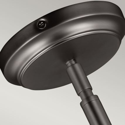 Feiss - Κρεμαστό φωτιστικό HOBSON 1xE27/60W/230V ασημί