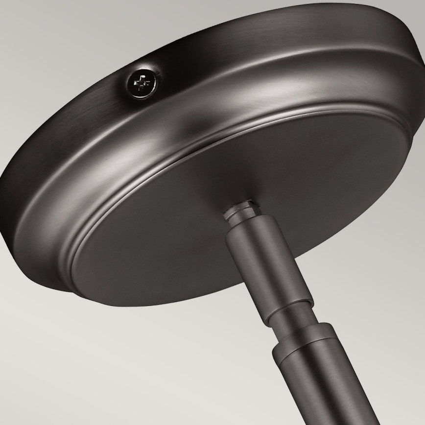 Feiss - Κρεμαστό φωτιστικό HOBSON 1xE27/60W/230V ασημί