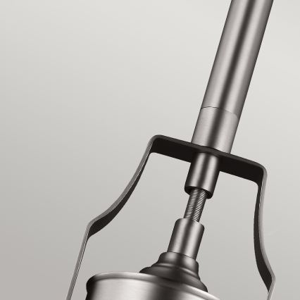 Feiss - Κρεμαστό φωτιστικό HOBSON 1xE27/60W/230V ασημί