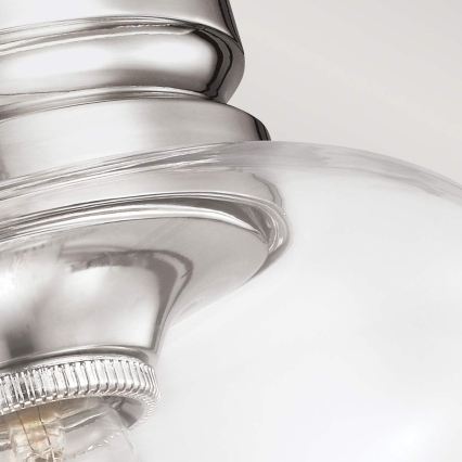 Feiss - Φωτιστικό οροφής HOUNSLOW 1xE27/60W/230V γυαλιστερό χρώμιο