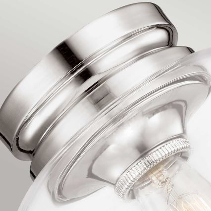 Feiss - Φωτιστικό οροφής HOUNSLOW 1xE27/60W/230V γυαλιστερό χρώμιο