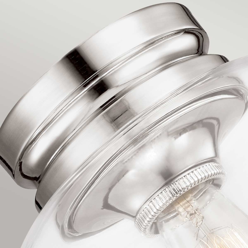 Feiss - Φωτιστικό οροφής HOUNSLOW 1xE27/60W/230V γυαλιστερό χρώμιο