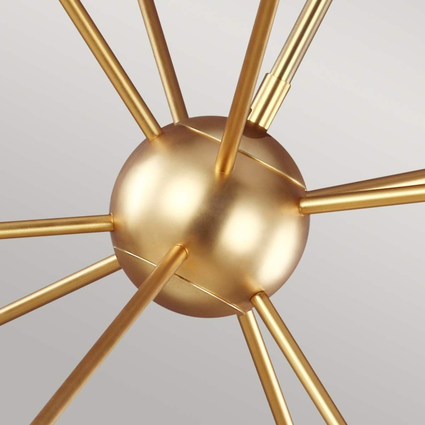 Feiss - Κρεμαστό φωτιστικό οροφής LED JAX 10xG9/3W/230V χρυσό