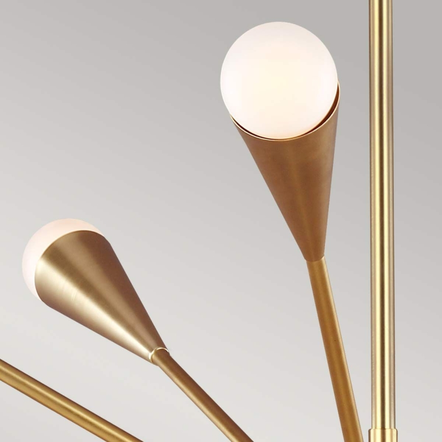 Feiss - Κρεμαστό φωτιστικό οροφής LED JAX 10xG9/3W/230V χρυσό
