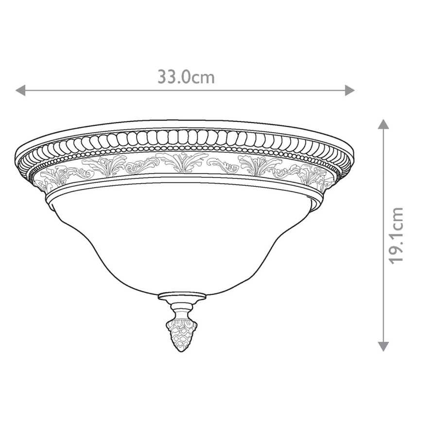 Feiss - Φωτιστικό οροφής SONOMA VALLEY 2xE27/60W/230V