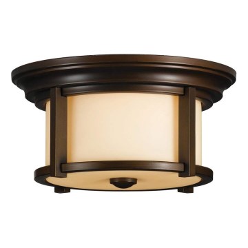 Feiss - Φωτιστικό οροφής εξωτερικού χώρου MERRIL 2xE27/60W/230V IP44