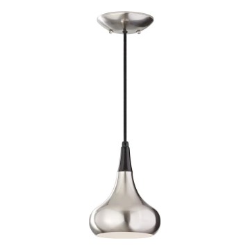 Feiss - Κρεμαστό φωτιστικό σε καλώδιο BESO 1xE27/60W/230V ματ χρώμιο/μαύρο