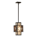 Feiss - Κρεμαστό φωτιστικό με ράβδο REMY 1xE27/60W/230V μαύρο/χρυσό