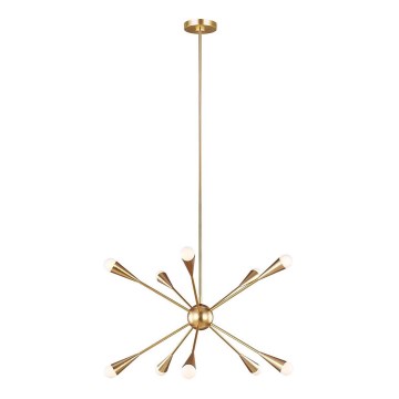 Feiss - Κρεμαστό φωτιστικό οροφής LED JAX 10xG9/3W/230V χρυσό