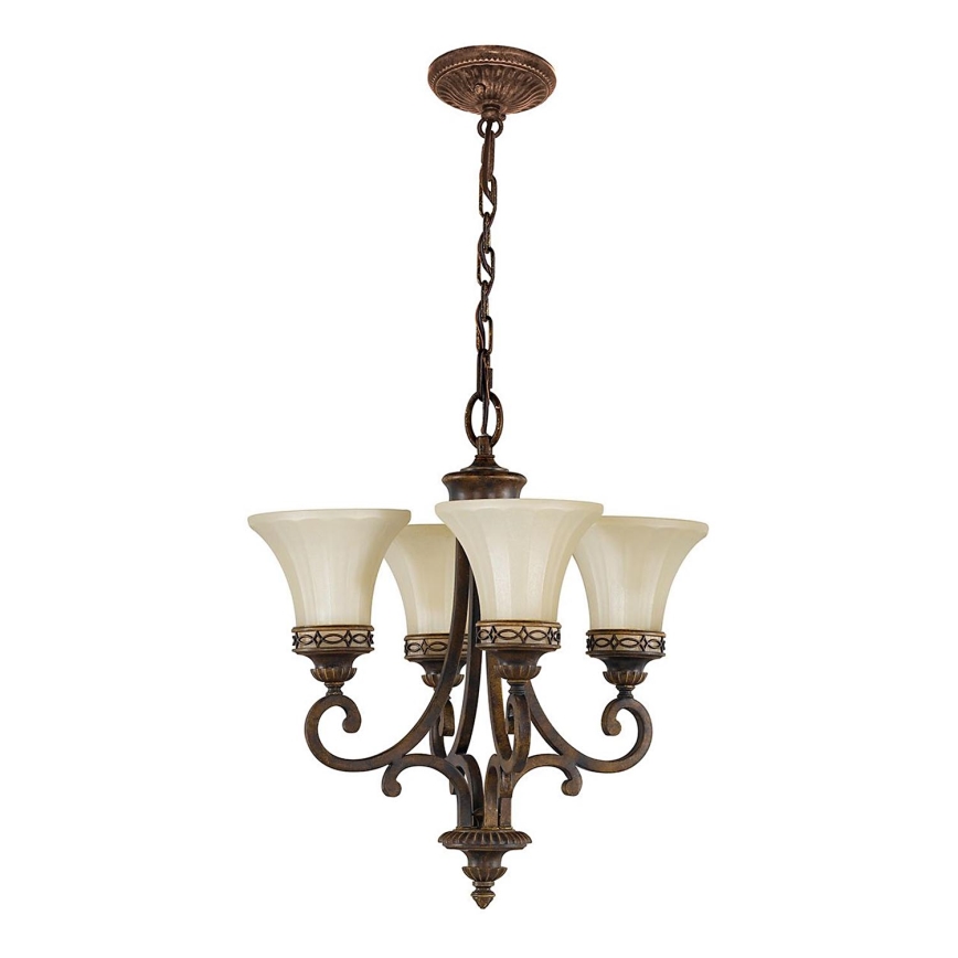 Feiss - Κρεμαστό φωτιστικό οροφής DRAWING ROOM 4xE27/60W/230V